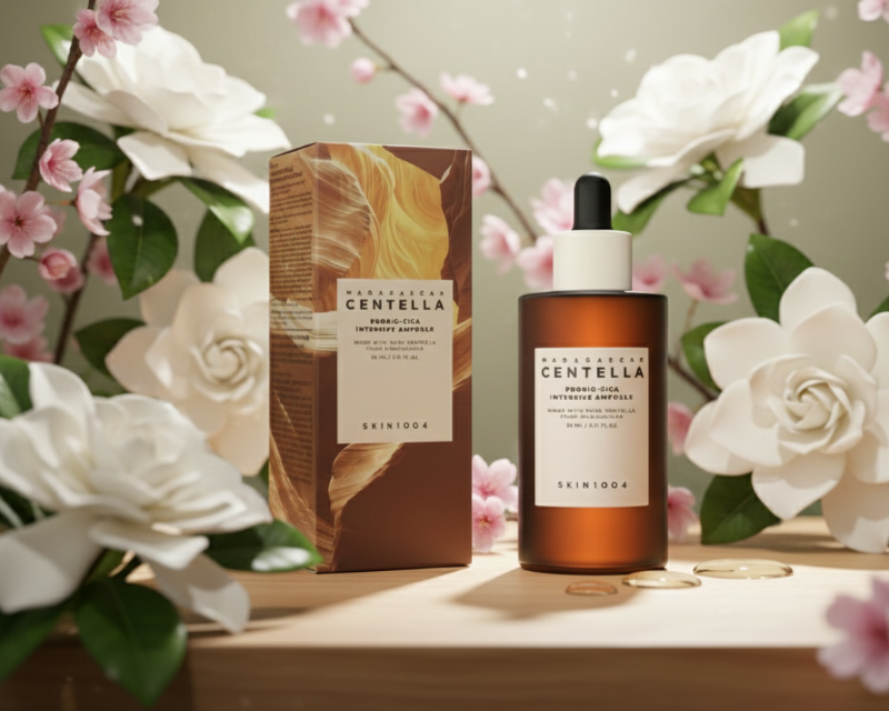 SKIN1004 Madagascar Centella Probio-Cica Intensive Ampoule | Fermented Centella + Ceramide Barrier Repair | Soothing & Hydrating Serum – 95ml