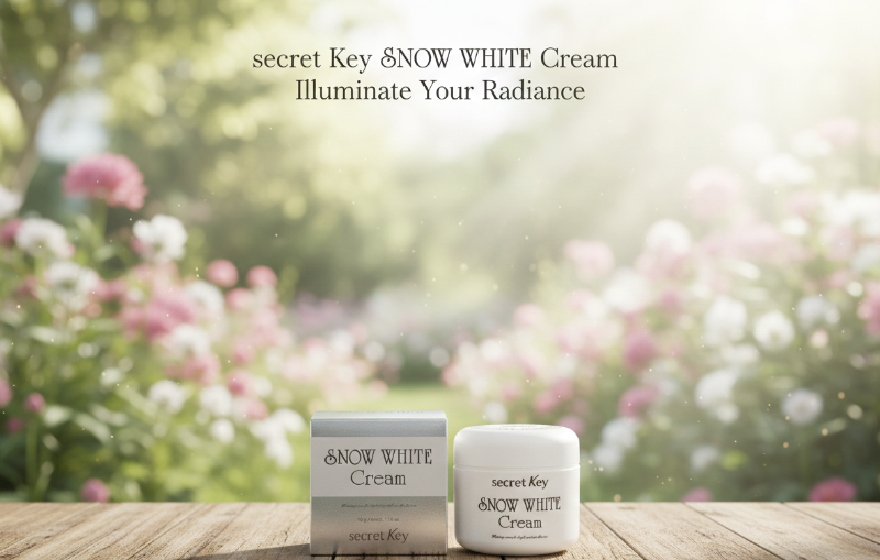 Secret Key Snow White Cream – Niacinamide Brightening Cream | Tone-Up Base & Hydrating Moisturizer | For Even, Radiant Skin