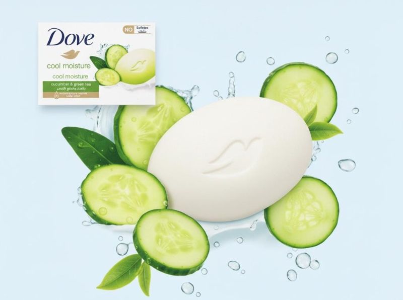 صابون دوف بيوتي بالخيار والشاي الأخضر - 125 غرام
Dove Beauty Bar with Cucumber and Green Tea - 125g