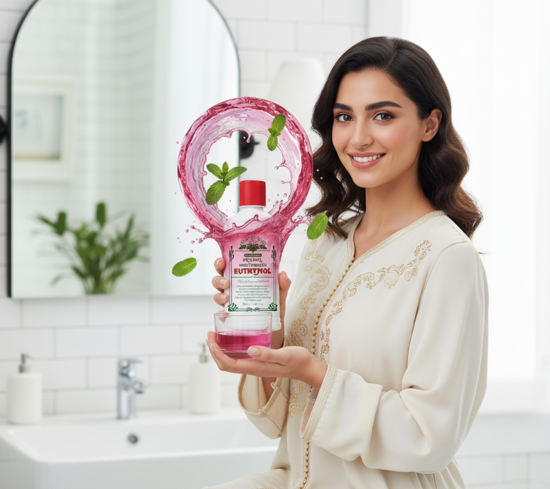 غسول الفم الأصلي من يوثيمول | نكهة قوية ومميزة، يزيل رائحة الفم الكريهة والبلاك | ٥٠٠ مل 
Euthymol Original Mouthwash | Strong, Distinctive Flavor, Eliminates Bad Breath and Plaque | 500ml