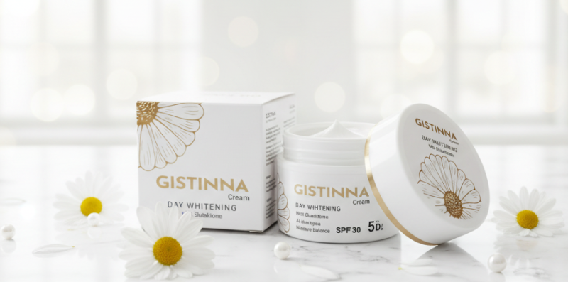 Gistinna Day Cream: Removes Dark Spots with Glutathione & SPF 30