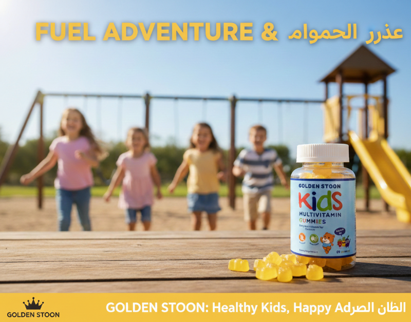 Golden Stoon Kids Multivitamin Gummies | Pectin‑Based Gummies for Healthy Growth & Immunity