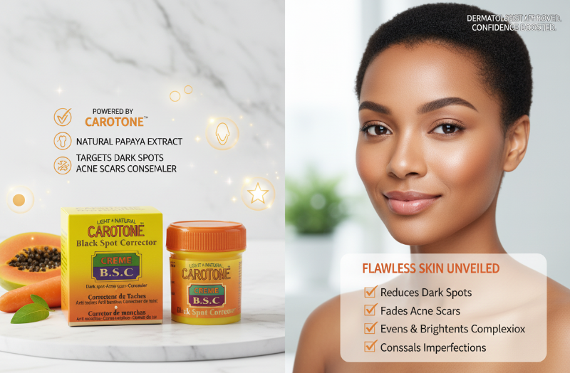 Carotone Black Spot Corrector Cream 30ml – Dark Spot Treatment with Carrot Oil & Vitamin E | Reduces Hyperpigmentation & Acne Marks