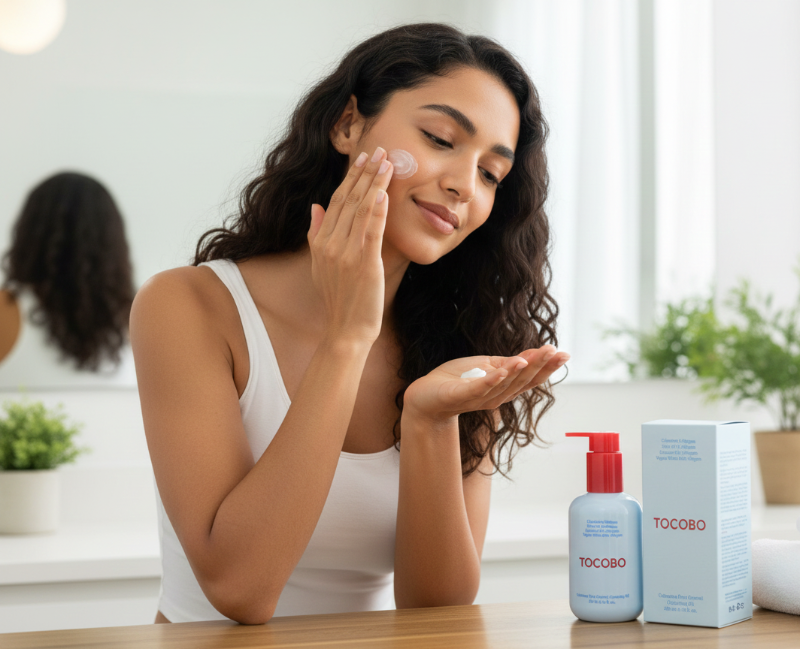 TOCOBO Calamine Pore Control Cleansing Oil | Vegan Makeup Remover for Deep Pore Cleansing