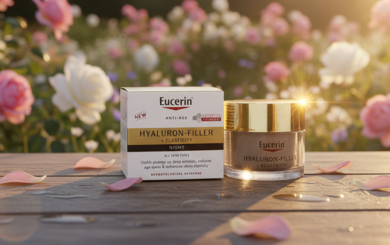 Eucerin Hyaluron-Filler + 3x Elasticity Night Cream | Anti-Aging for Mature Skin Wake Up to Firmer, Plumper Skin. Your Nightly Repair Ritual Awaits.