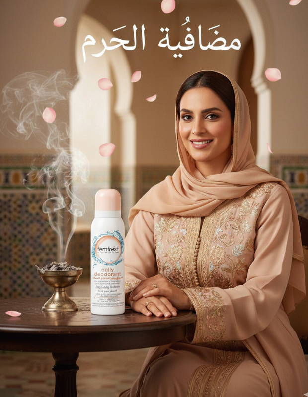بخاخ مزيل العرق اليومي من فيم فريش | تركيبة خالية من التلك للعناية بالبشرة الحساسة  Femfresh Daily Deodorant Spray | Talc-Free Formula for Sensitive Skin