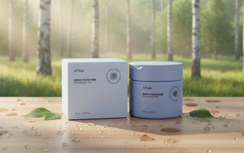 Anua Birch Moisture Boosting Pad | Toner Pads with 70,000ppm Birch Water & 10 Hyaluronic Acids | Soothing Pads for Sensitive Skin – 70 Pads