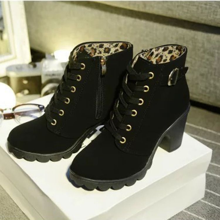 Short Boots Women 2022 Autumn and Winter New European and American High Heel Water proof shoes