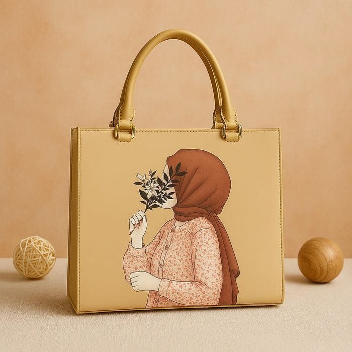 ""Free. Delivery ''"Women's Canvas Printed Shoulder Bag