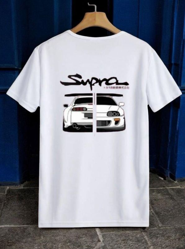 Men's Graphic Sublimation Jersey T-Shirt - 1 Pc Round Neck in White