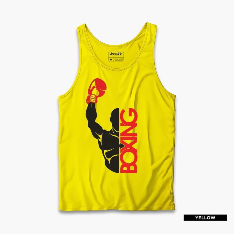 Men's Printed Sando Tanks For Men's, Pack of 3 (Boxing)