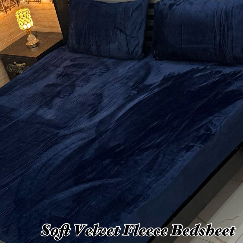 Soft Velvet Fleece Bedsheet