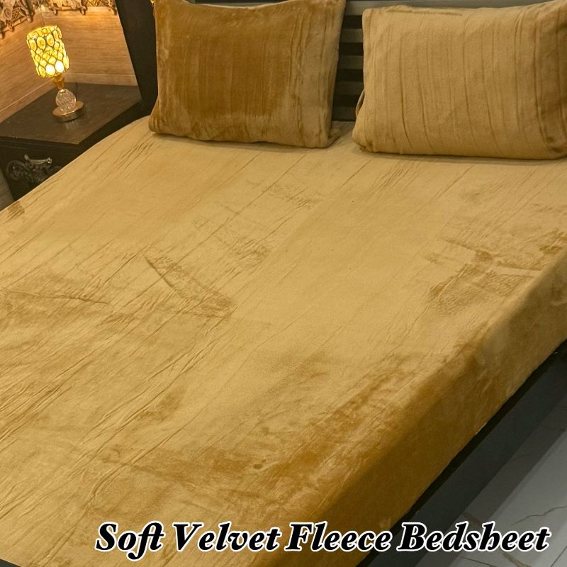 Soft Velvet Fleece Bedsheet