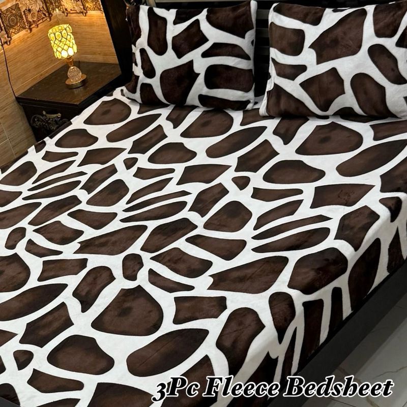 3Pc Fleece Bedsheet