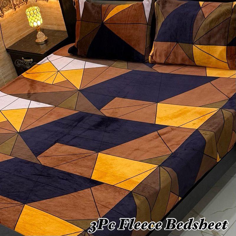 3Pc Fleece Bedsheet