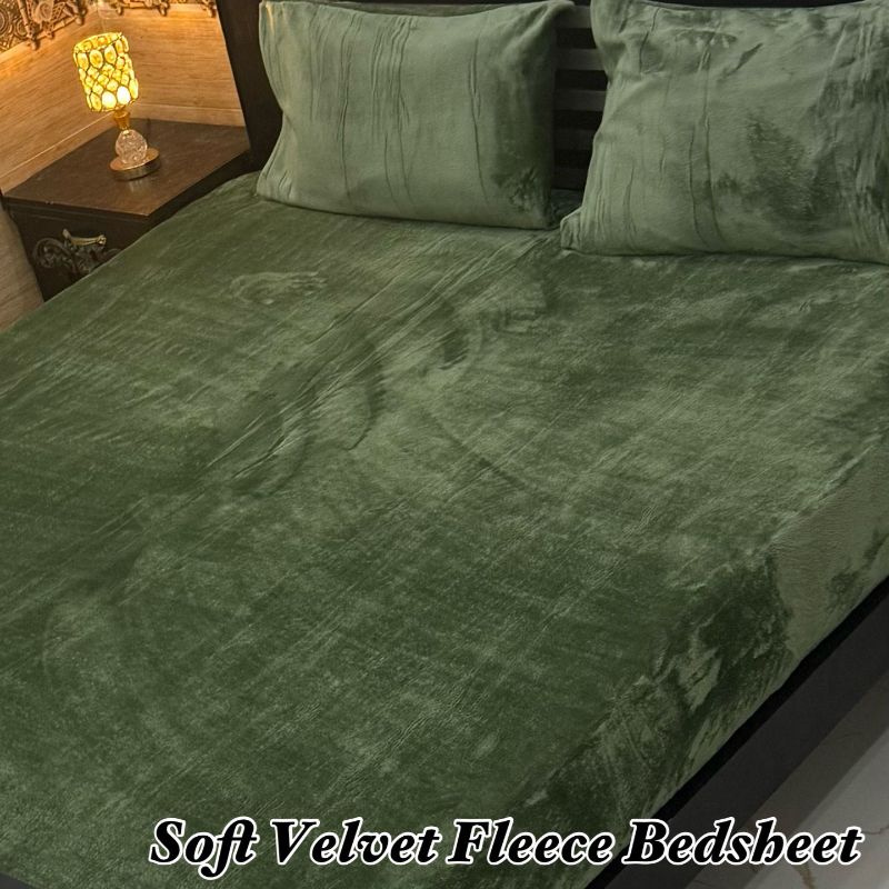 Soft Velvet Fleece Bedsheet