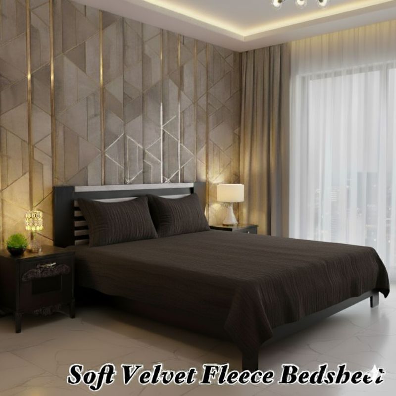 Soft Velvet Fleece Bedsheet