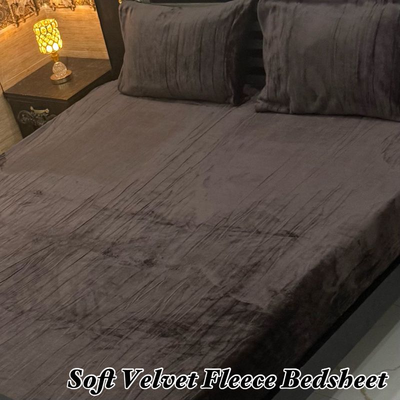 Soft Velvet Fleece Bedsheet
