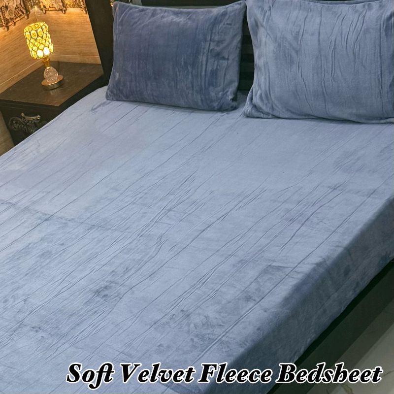 Soft Velvet Fleece Bedsheet
