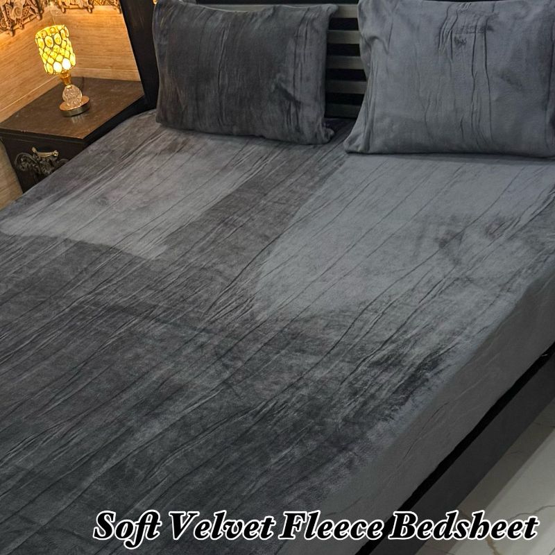 Soft Velvet Fleece Bedsheet