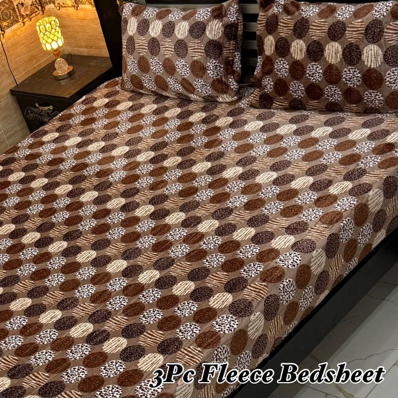 3Pc Fleece Bedsheet