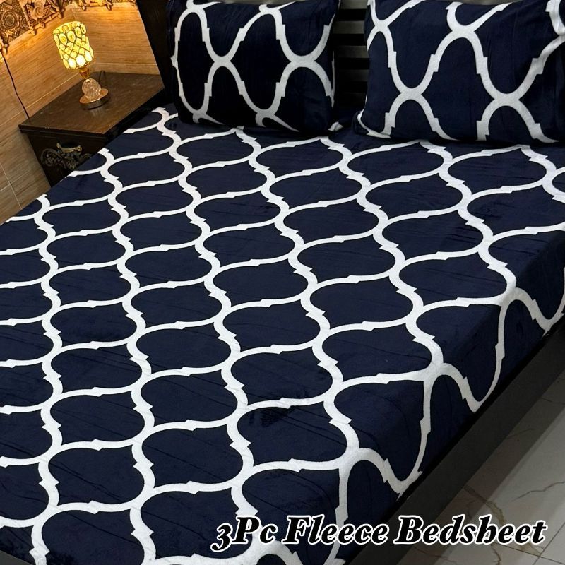 3Pc Fleece Bedsheet