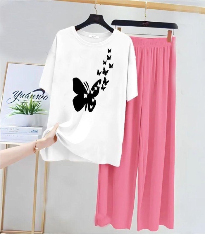 2pcs women's stitched printed Tracksuits