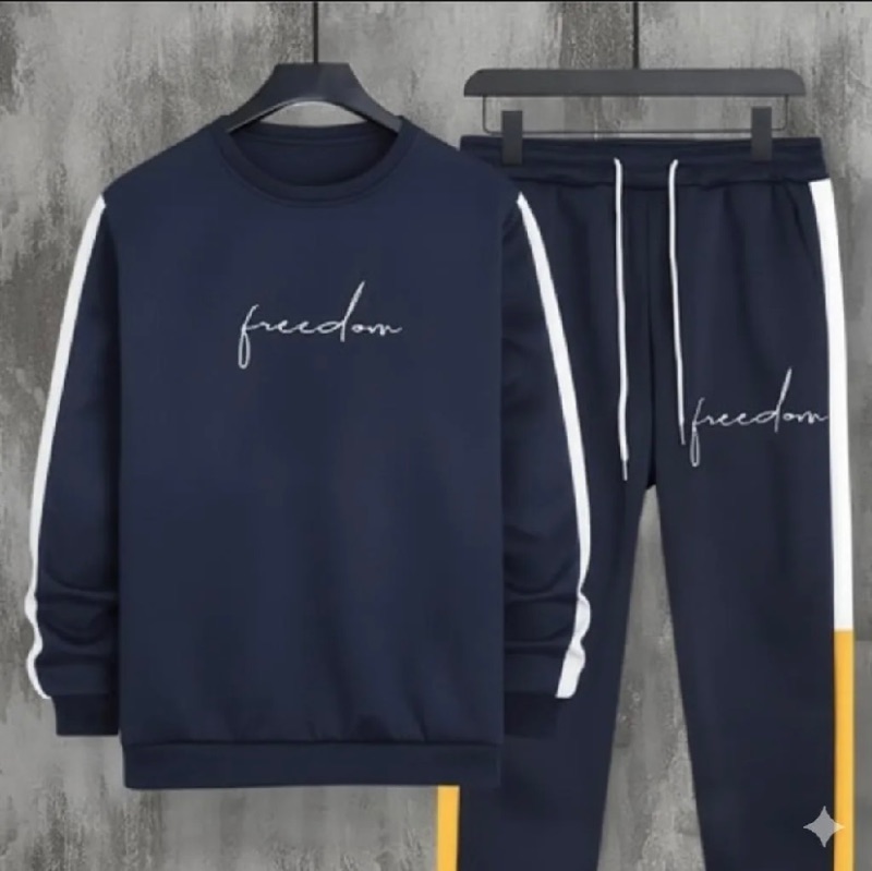 2pcs Men's Dri Fit Printed Tracksuit