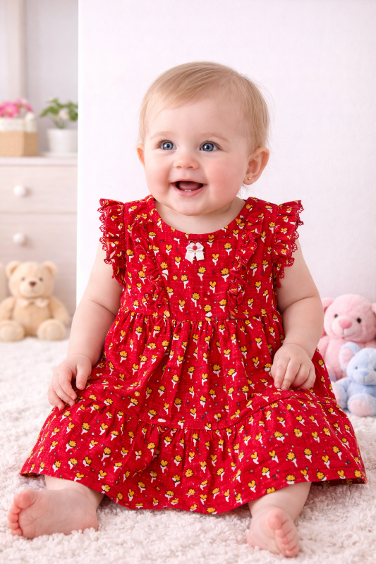red frock