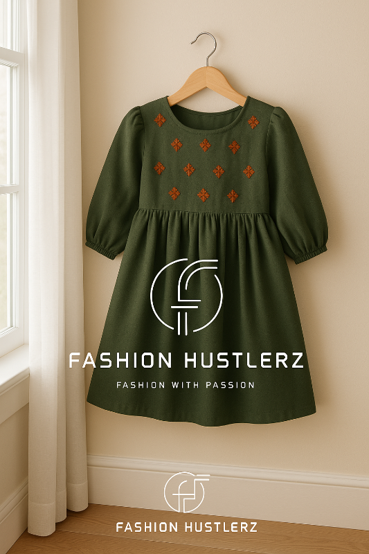 green minimla printed