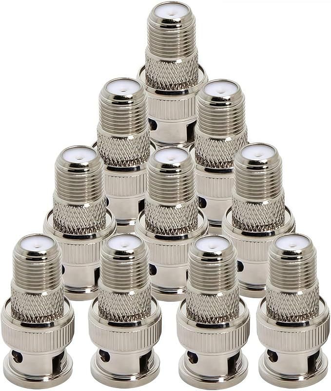 BNC Male Plug to F Female Jack Adapter