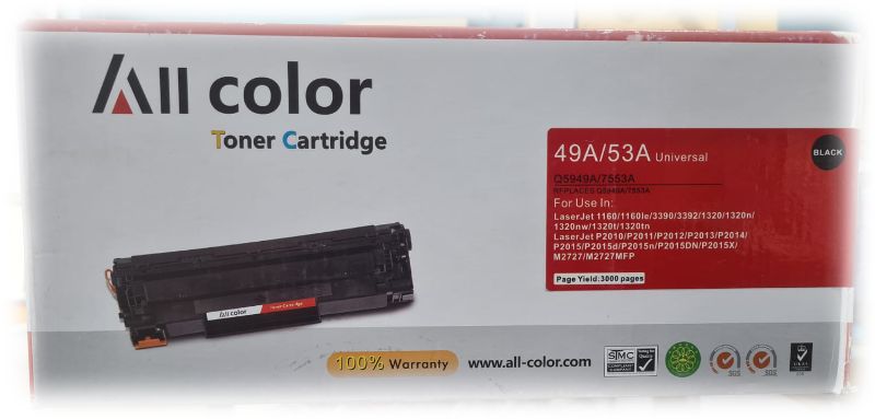 49A/53A Toner Catridge All Color