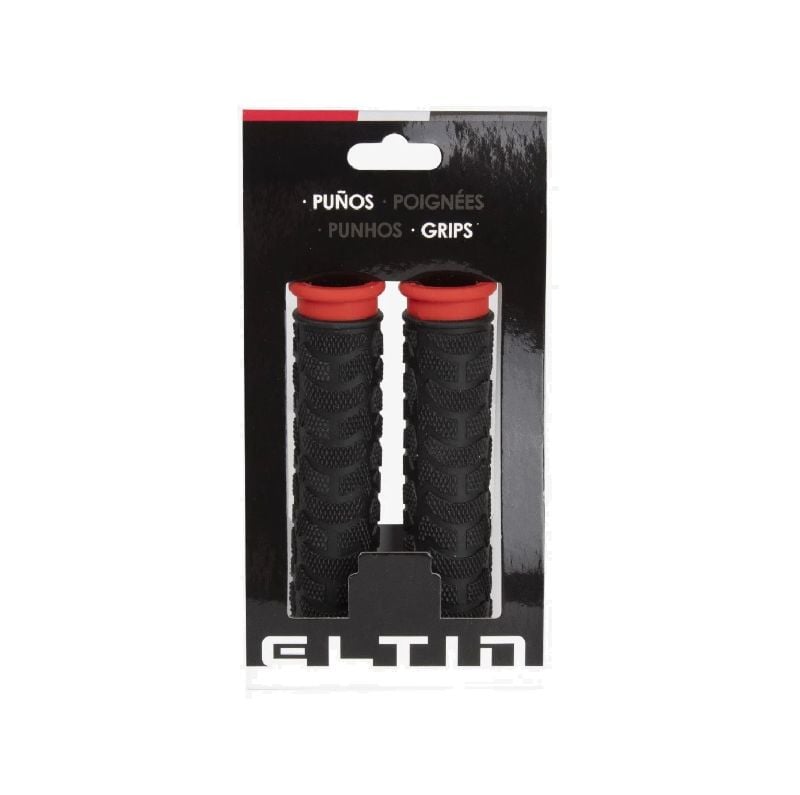 PUÑOS ELTID GRIPS NEGRO CON ROJO