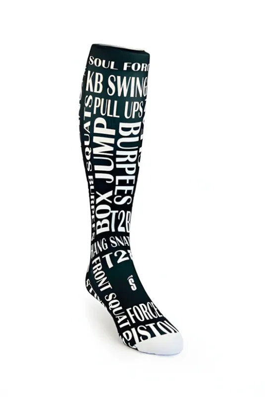 IT SOCKS MEDIAS NEGRAS LETRAS GRANDES