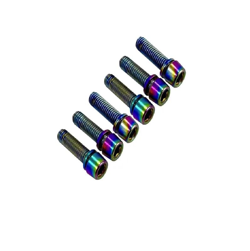 SET DE  TORNILLOS ACERO INOXIDABLE TRAIL ONE COMPONENTS TORNASOL