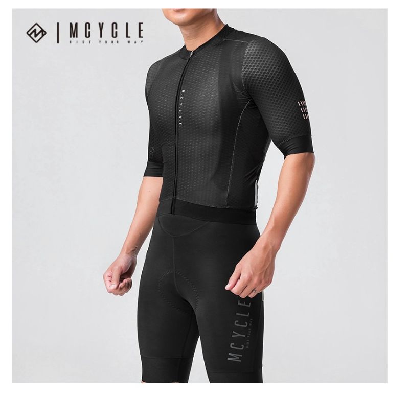MAILLOT JERSEY MY149 PRO MCYCLE BLACK MANGA CORTA