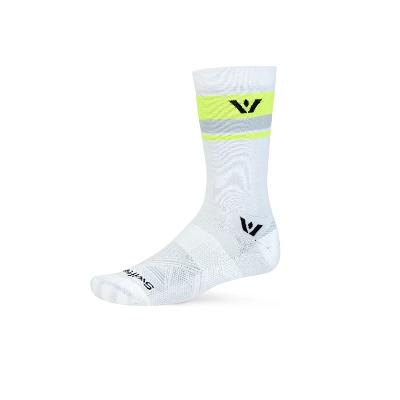 MEDIA ASPIRE CREW WHITE HI-VIZ STR