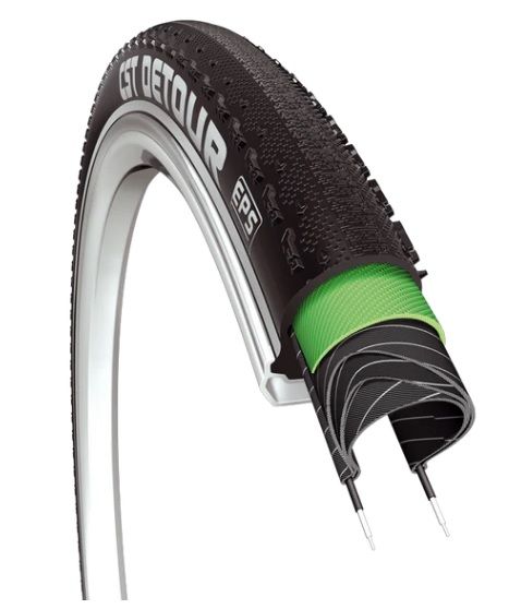 CAUCHO CST DETOUR RIN 700X38 TUBELESS MARRON