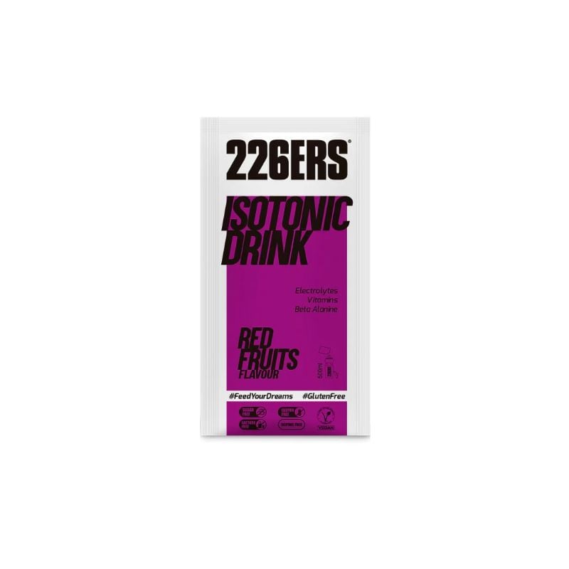 226ERS ISOTONIC DRINK ELECTROLYTES VITAMINS BETA ALANINE RED FRUITS FLAVOUR