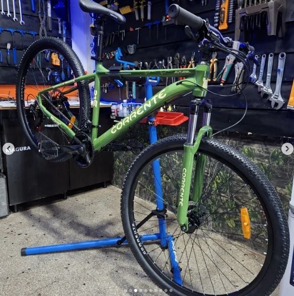 Bicicleta rin 29 Corrente Autana verde con cambios SHIMANO