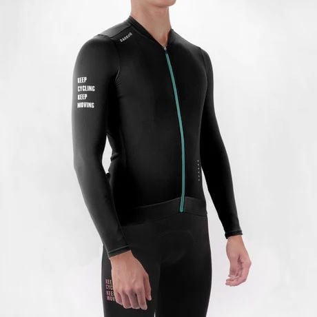 MAILLOT VIVIDNESS-LS JERSEY-BLACK DAREVIE MANGA LARGA