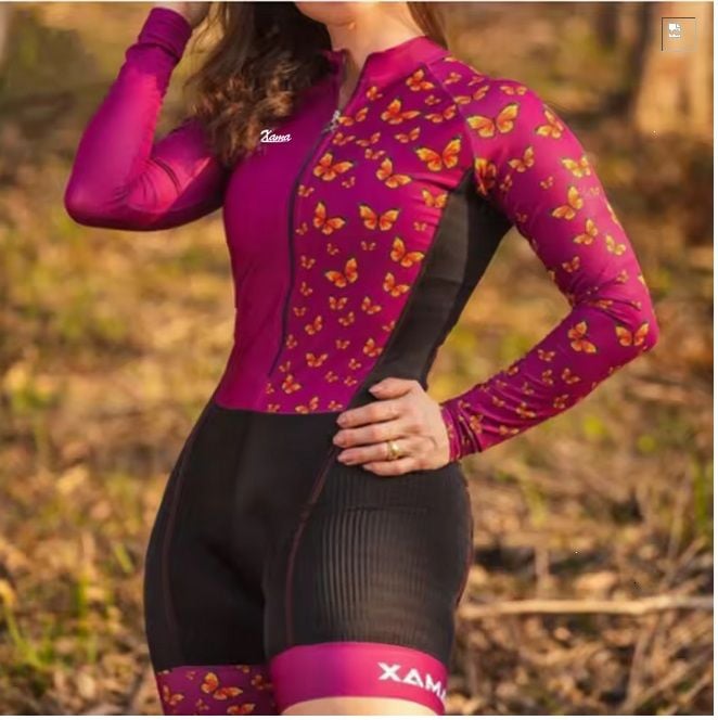 CONJUNTO DE LICRA XAMA SPORT VINOTINTO