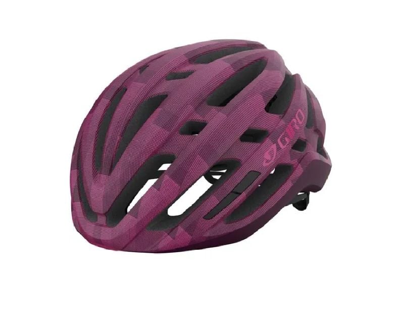 CASCO GIRO COLOR CEREZA OSCURO