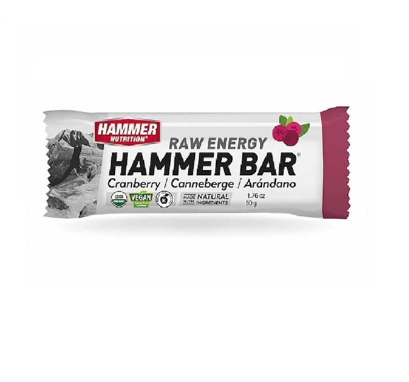 HAMMER BAR RAW ENERGY CRANBERRY