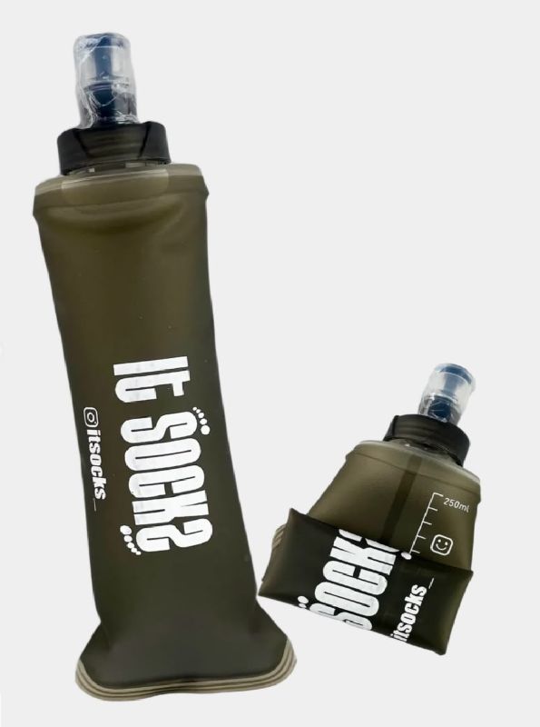 BOLSA DE HIDRATACION FLEXIBLE IT SOCKS 250ML NEGRO