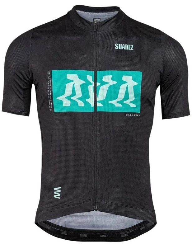 MAILLOT SUAREZ SHIRT EASE BLACK GREEN 2.3
