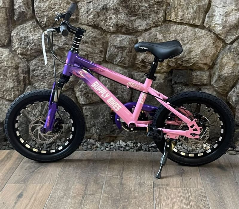 BICICLETA SUPLY BIKE RIN 16 ROZADO CON MORADO