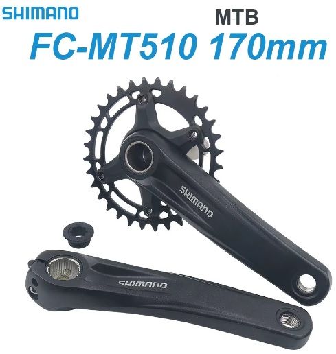 Juego de plato y biela SHIMANO MT510 170mm MTB PLATO DE 34 dientes