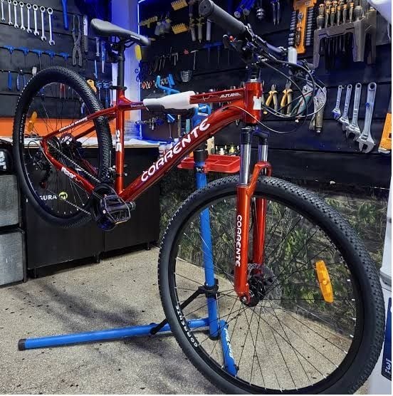 Bicicleta rin 29 Corrente Autana roja con cambios SHIMANO