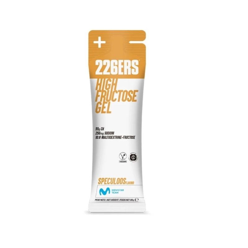 226ERS HIGH FRUCTOSE GEL 55G CH 250MG SODIUM 10: 8 MALTODEXTRIN-FRUCTOSE SPECULOOS